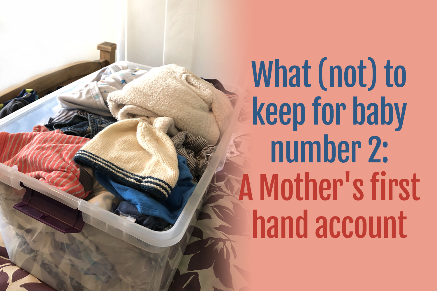 What to save for baby number two