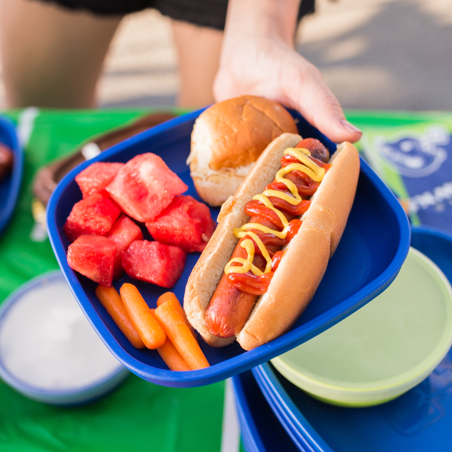 7" Plate USA Made from Recycled Materials