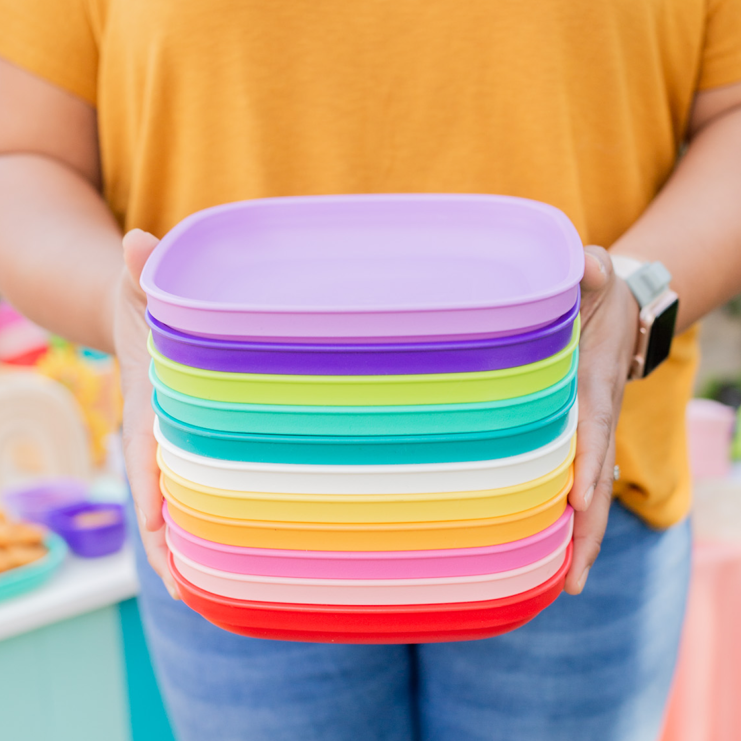 7" Plate USA Made from Recycled Materials