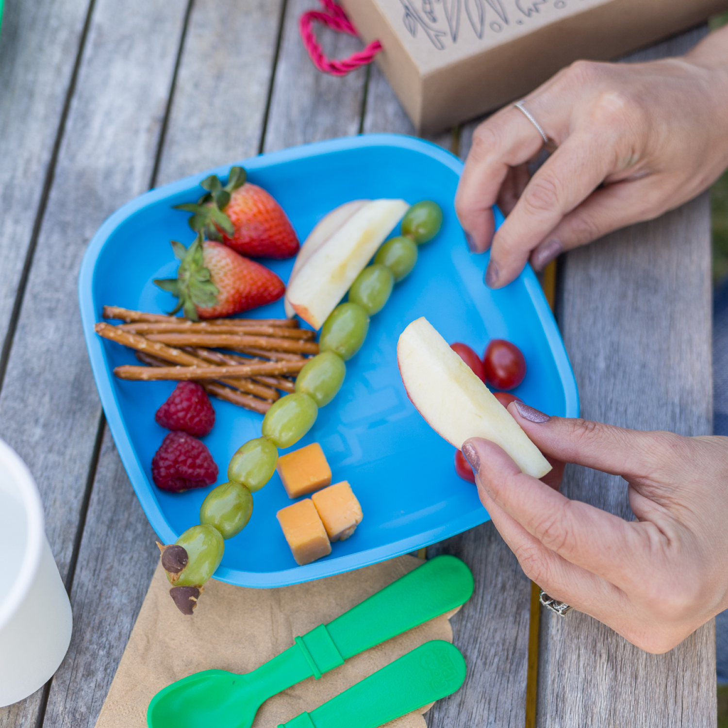 7" Plate USA Made from Recycled Materials