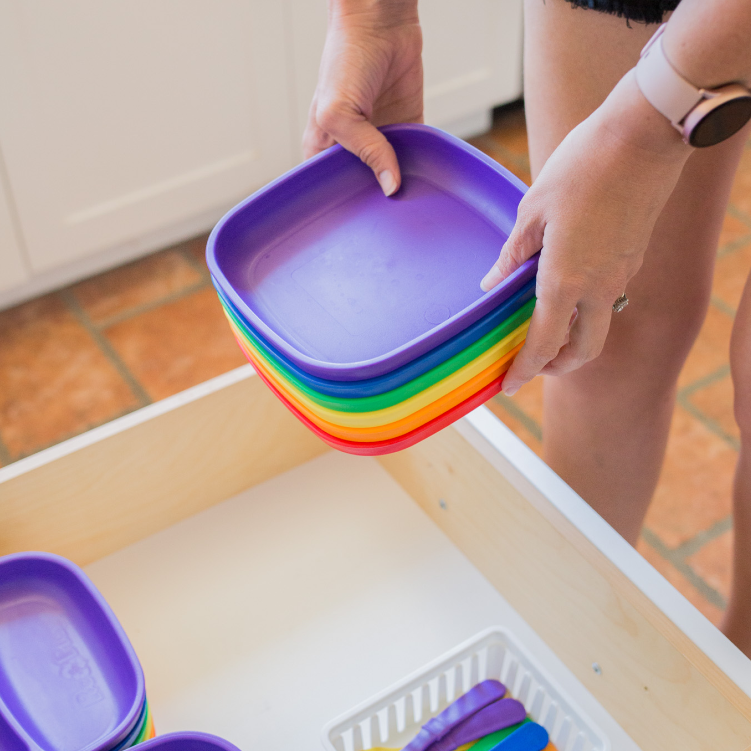 7" Plate USA Made from Recycled Materials