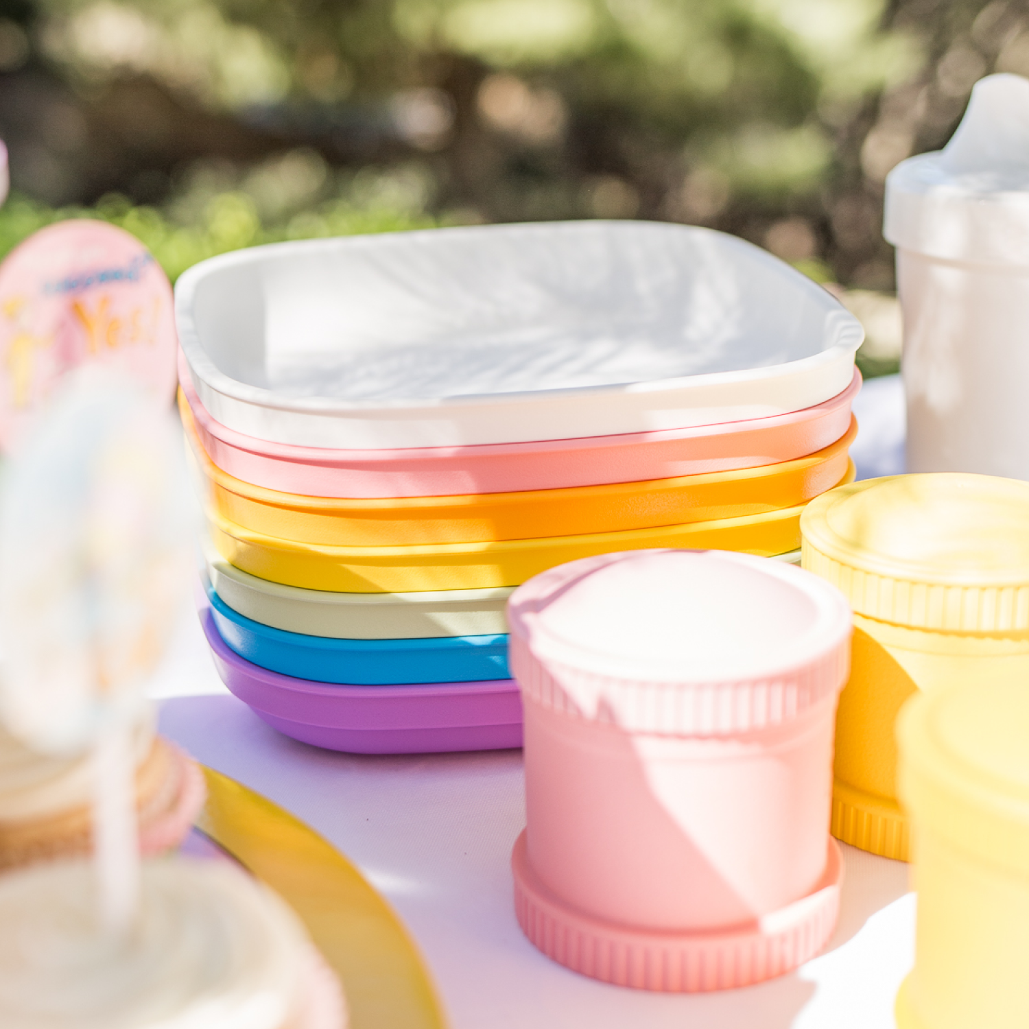 7" Plate USA Made from Recycled Materials