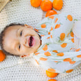 Load image into Gallery viewer, Sleeping Baby EverSoft™ Bamboo Zipadee-Zip Swaddle Transition (Clementine) - Blooming Baby