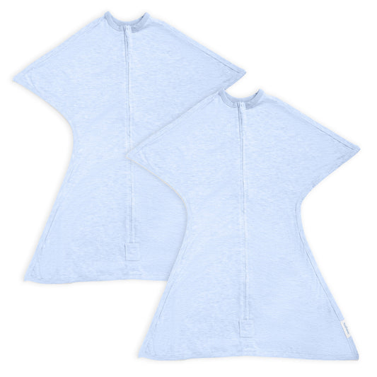 Baseline Blue Heather Zipadee-Zip Swaddle Transition (Bundle of 2)