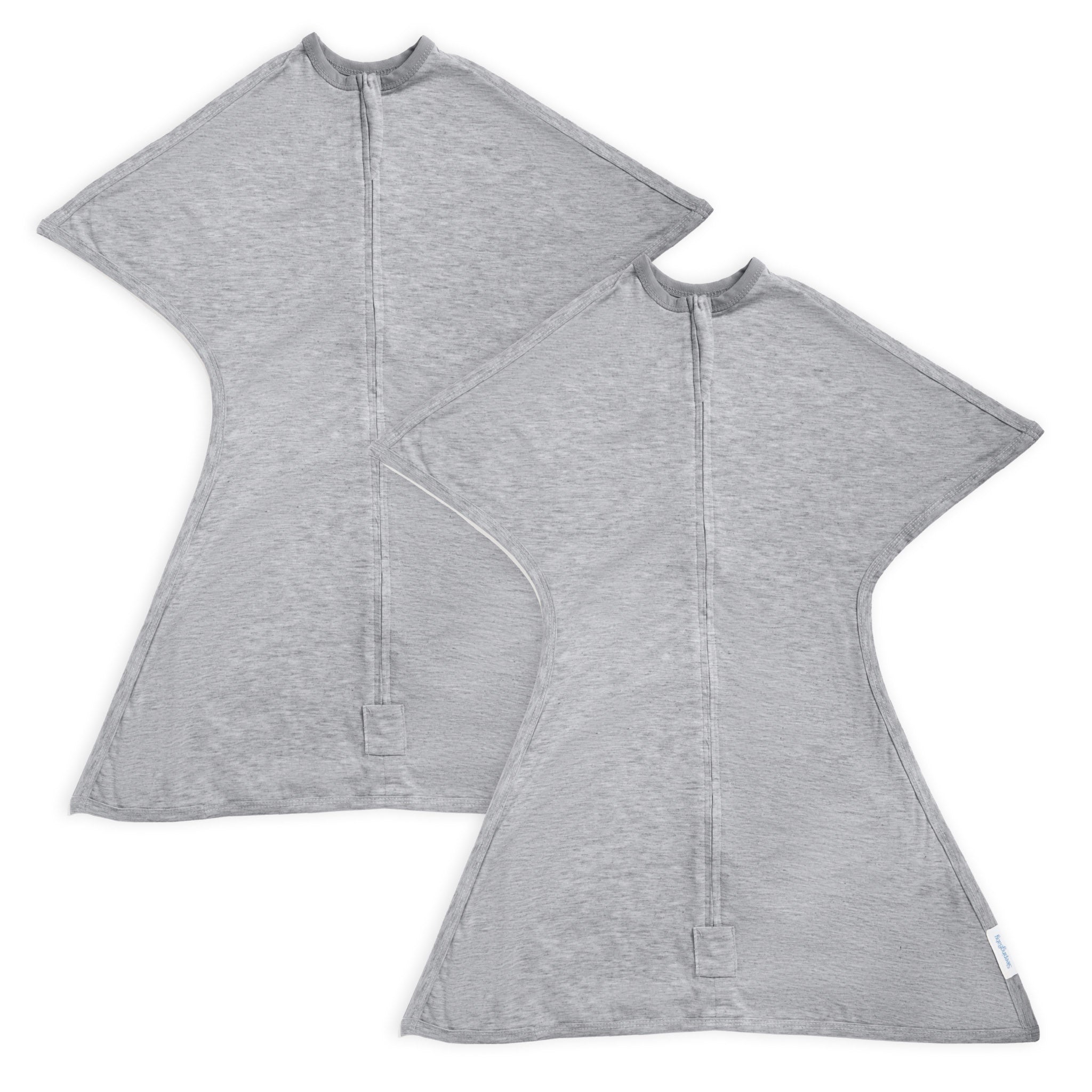 Hall of Fame Grey Heather Zipadee-Zip Swaddle Transition (Bundle of 2)