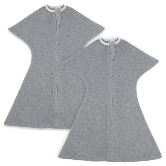 Classic Heather Zipadee-Zip Swaddle Transition - Fleece - Bundle of 2