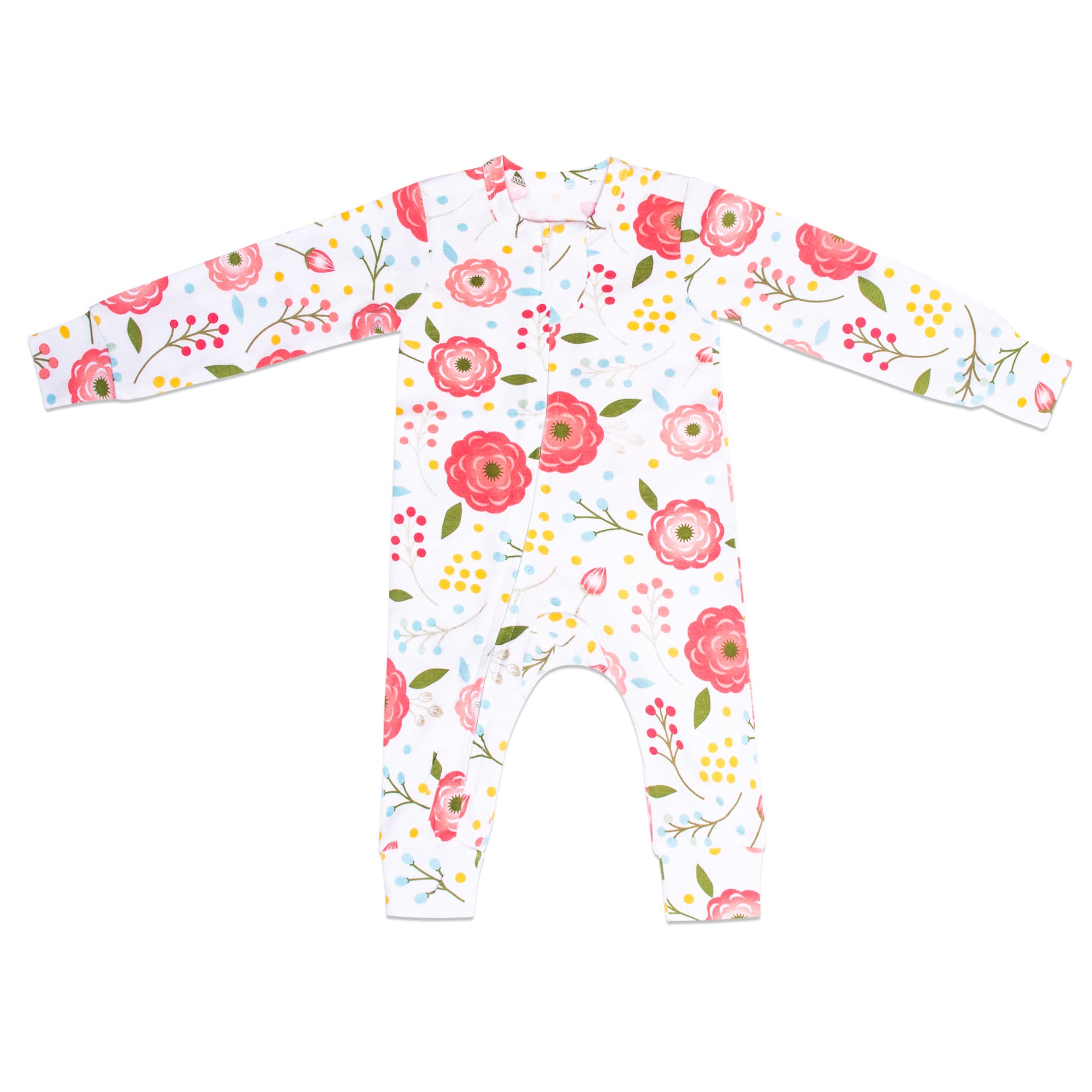 Pink Poppy One-Piece Pajama