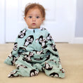 Load image into Gallery viewer, Penguin Zipadee-Zip Swaddle Transition - Fleece