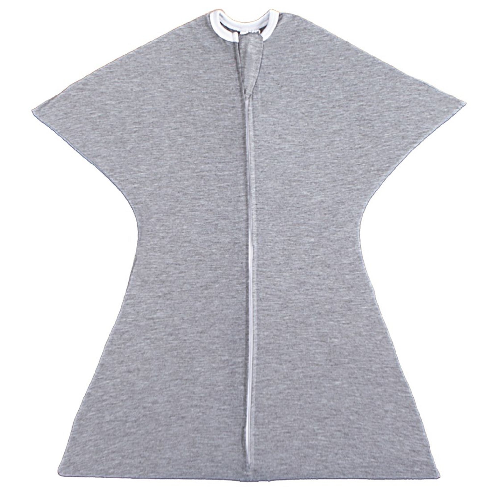 #Classic Zipadee-Zip Swaddle Transition in Heather Grey - Front View