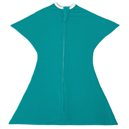 Classic Zipadee-Zip Swaddle Transition in Teal - Front View