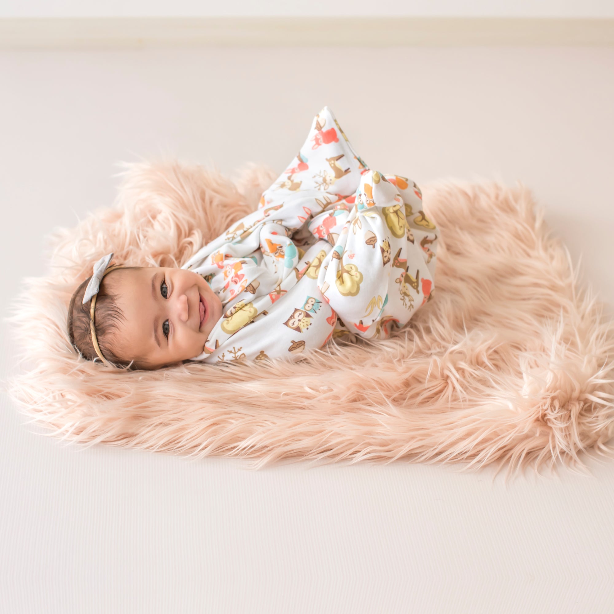 Baby Wearing Woodlands Zipadee-Zip swaddle transition