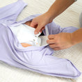 Load image into Gallery viewer, Bamboo Zipadee-Zip Lilac dual zipper detail