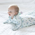 Load image into Gallery viewer, Baby wearing Happy Wolf animal print Zipadee-Zip