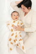 Load image into Gallery viewer, Gingerbread Zipadee-Zip Swaddle Transition - Fleece