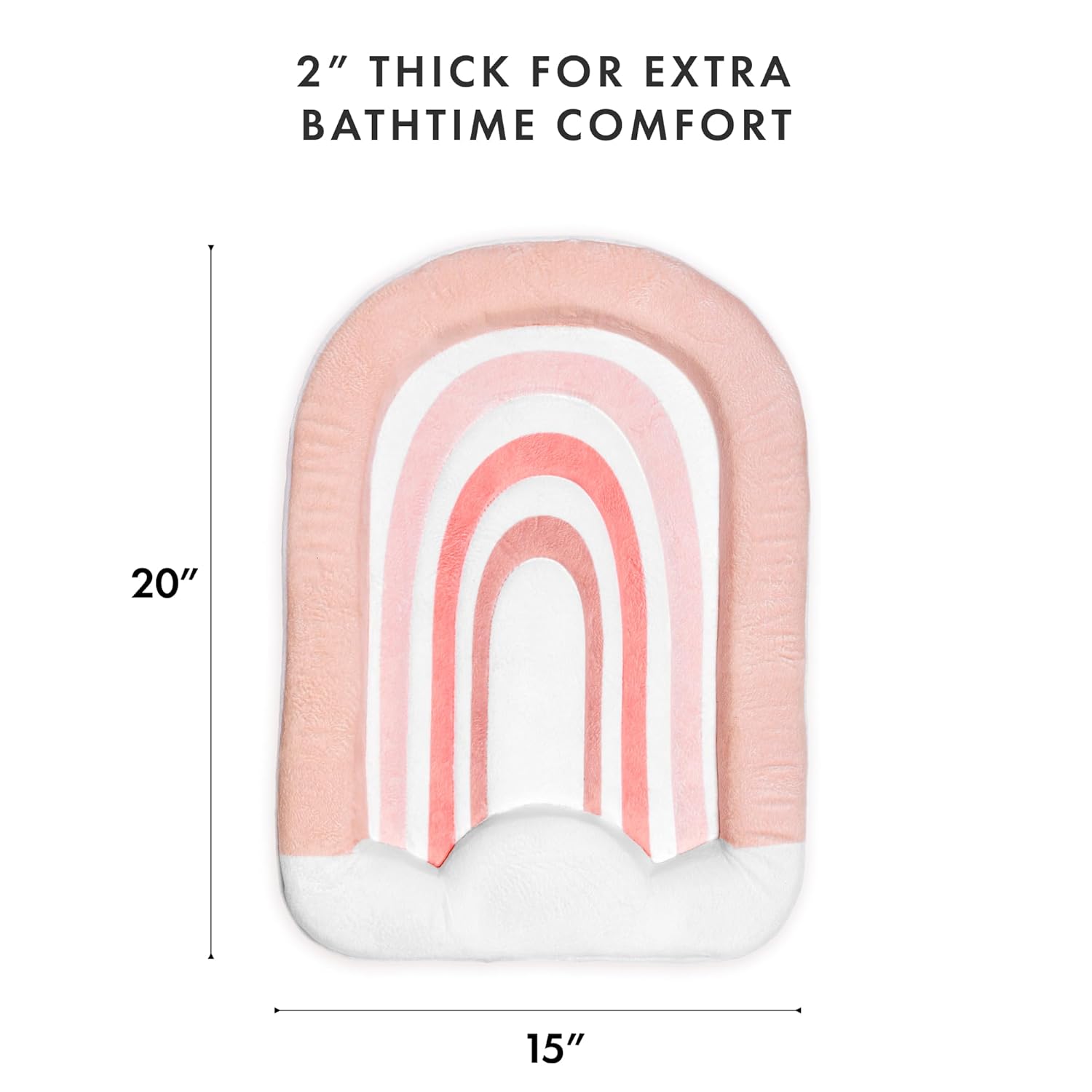 Rainbow Baby Bath Mat