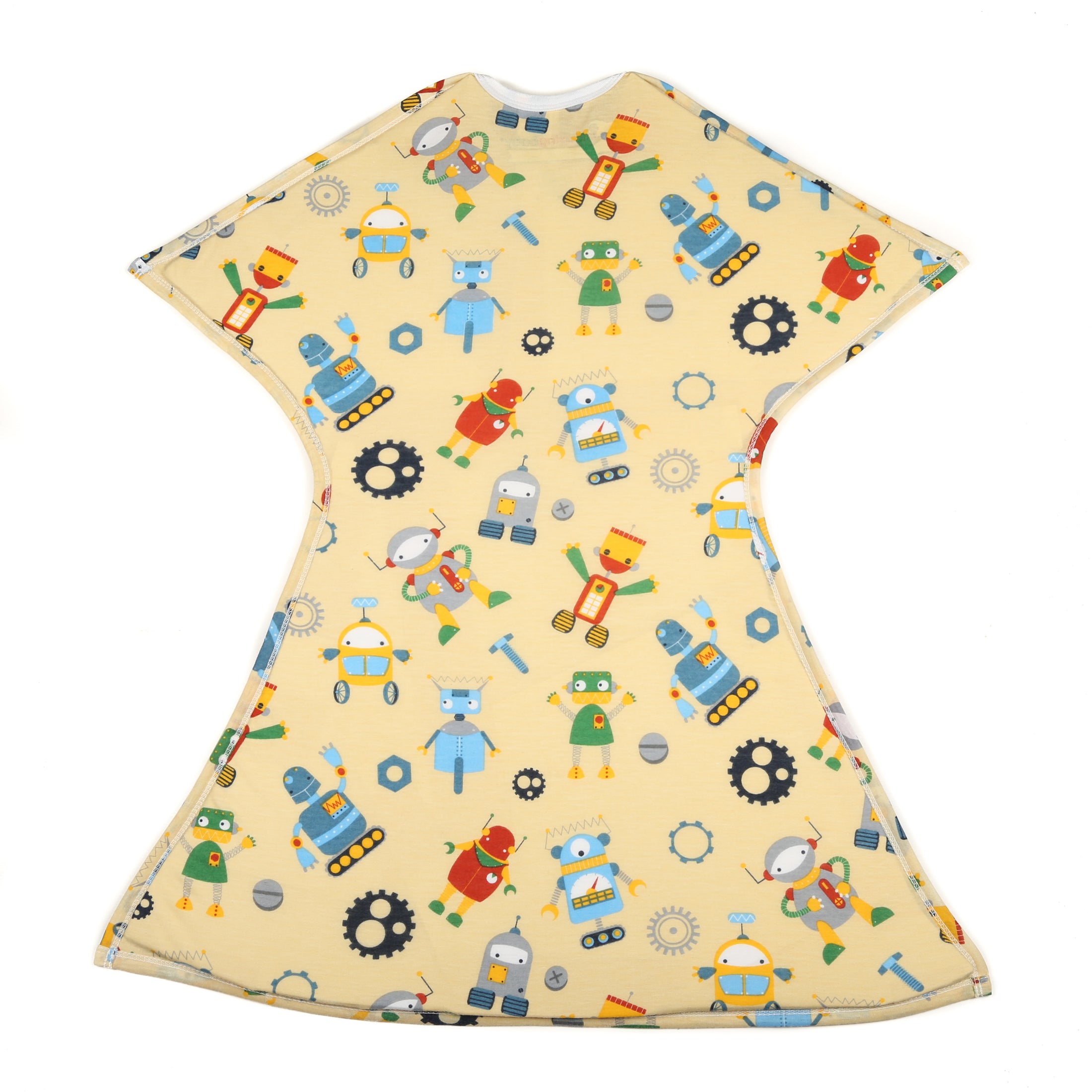 Sleeping Baby Zipadee Zip Swaddle Transition Baby Sleepsuit Robots Lightweight