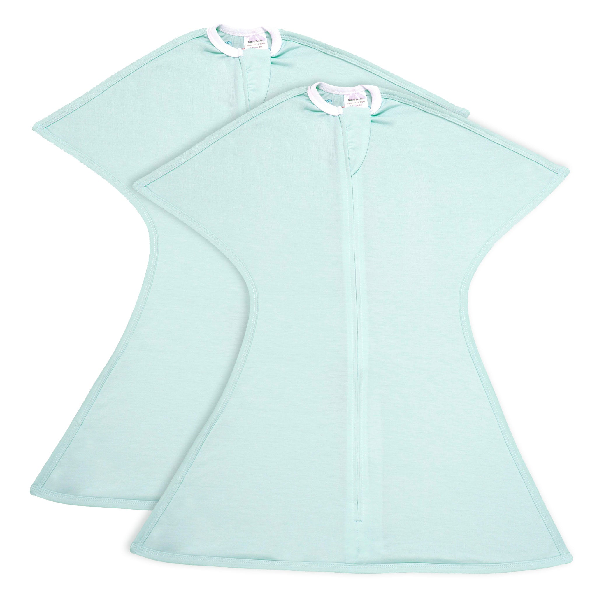 Sleeping Baby Zipadee Zip Swaddle Transition Baby Sleepsuit Classic Mint Bundle