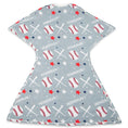 Load image into Gallery viewer, Sleeping Baby Zipadee Zip Swaddle Transition Baby Sleepsuit Baseball