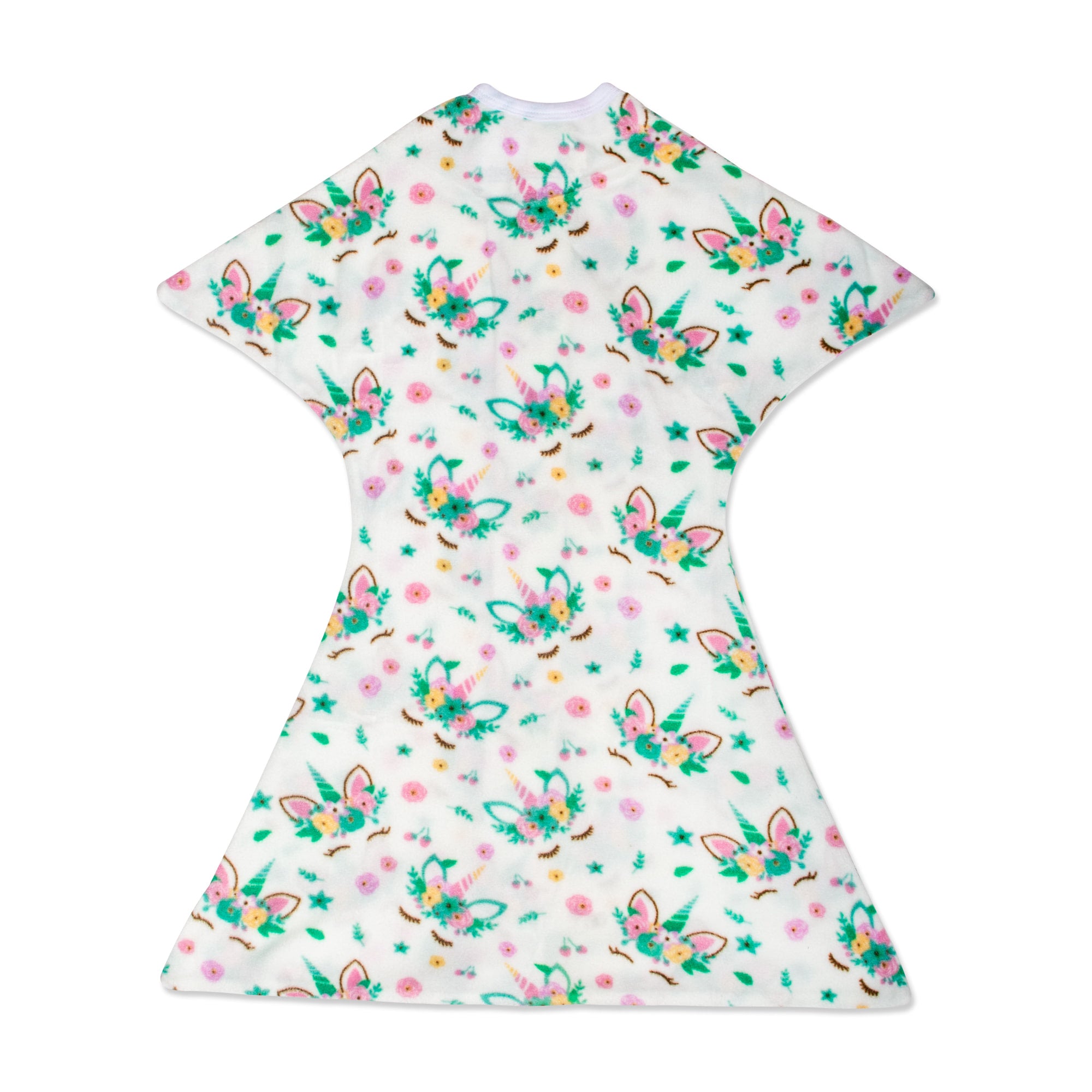Sleeping Baby Zipadee Zip Swaddle Transition Baby Sleepsuit Unicorns Fleece