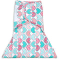 Load image into Gallery viewer, Sleeping Baby Zippy Swaddle safe sleep cotton swaddle Lots of Love