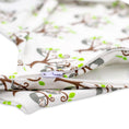 Load image into Gallery viewer, Sleeping Baby Zippy Swaddle safe sleep cotton swaddle Sloth In A Tree