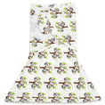 Load image into Gallery viewer, Sleeping Baby Zippy Swaddle safe sleep cotton swaddle Sloth In A Tree