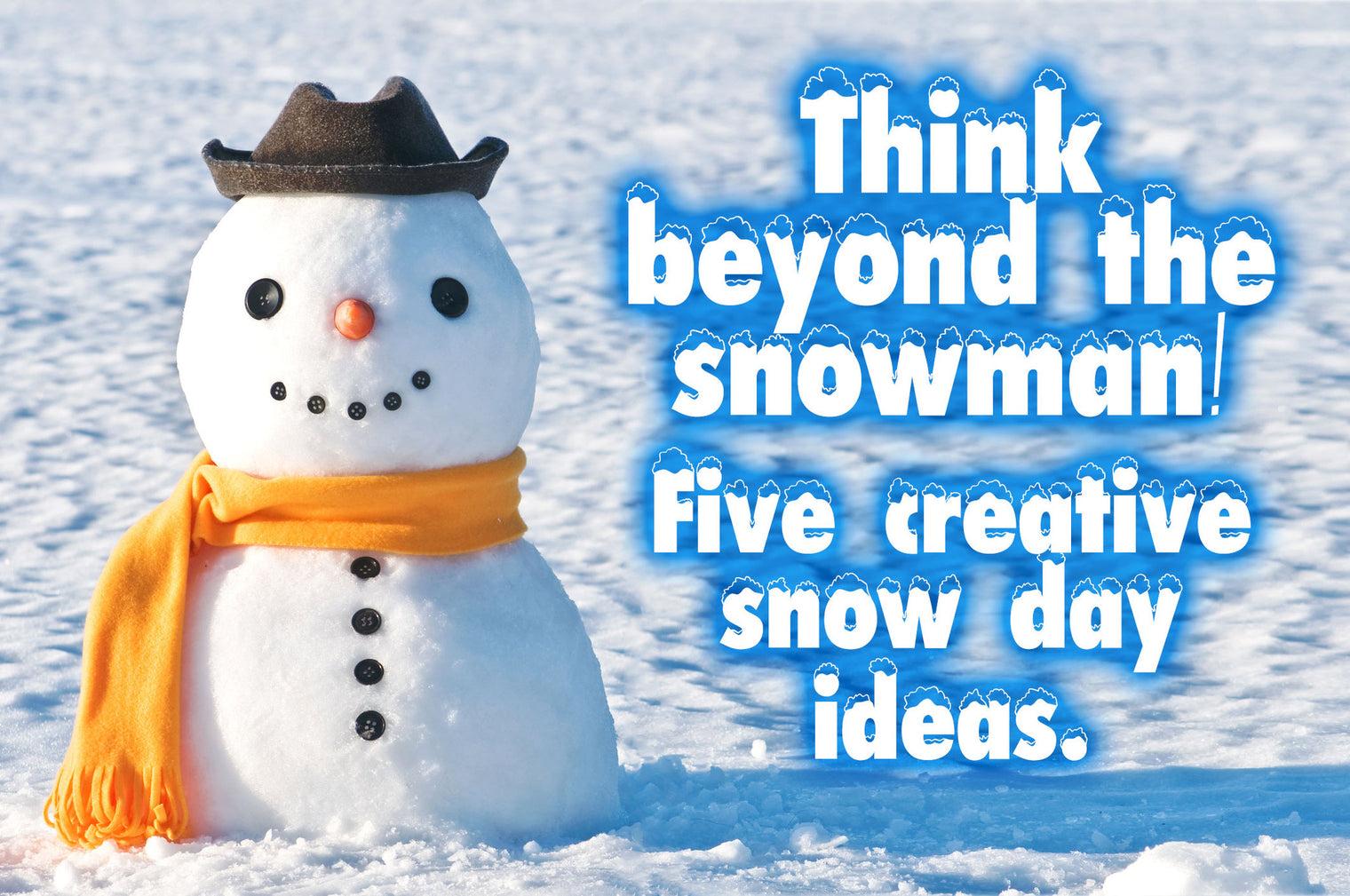 kids activities in the snow