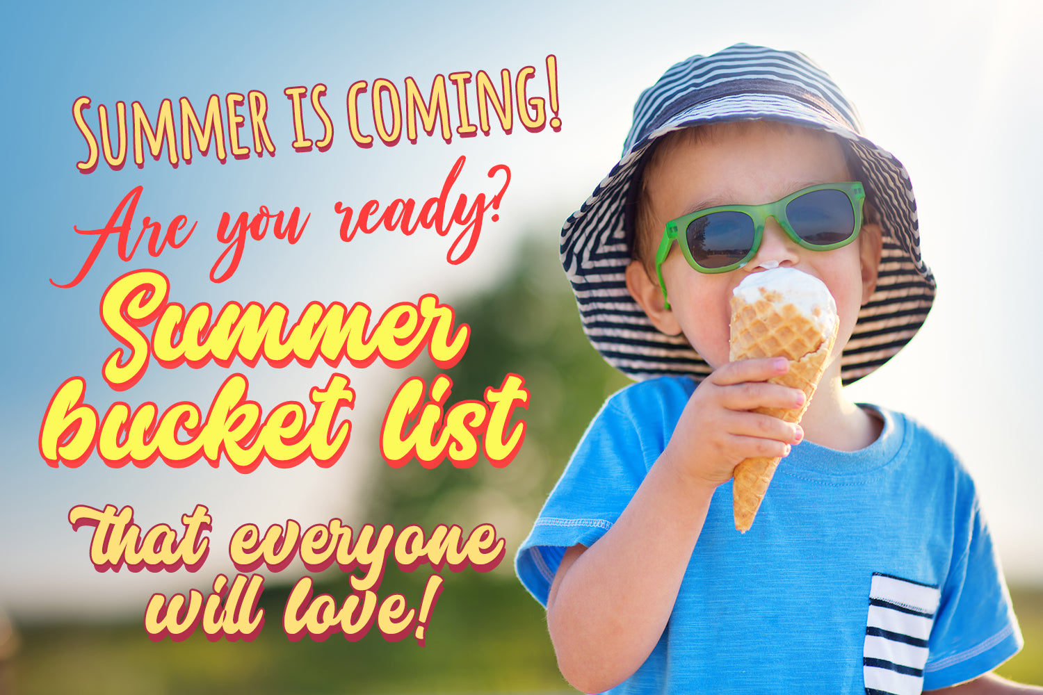 summer bucket list activity kids fun 