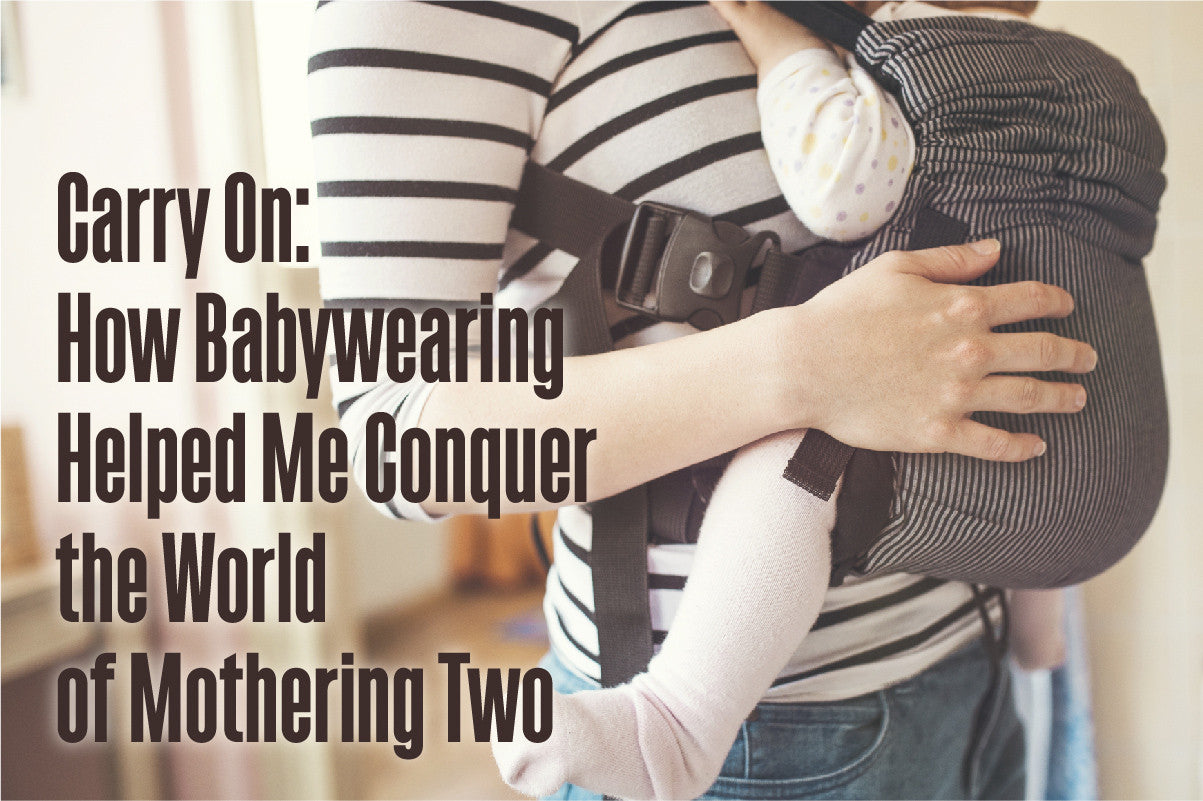 babywearing for busy mom