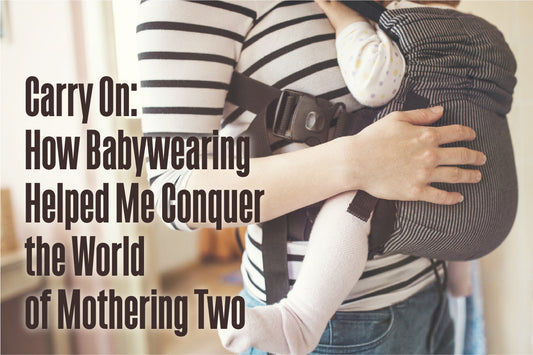 babywearing for busy mom
