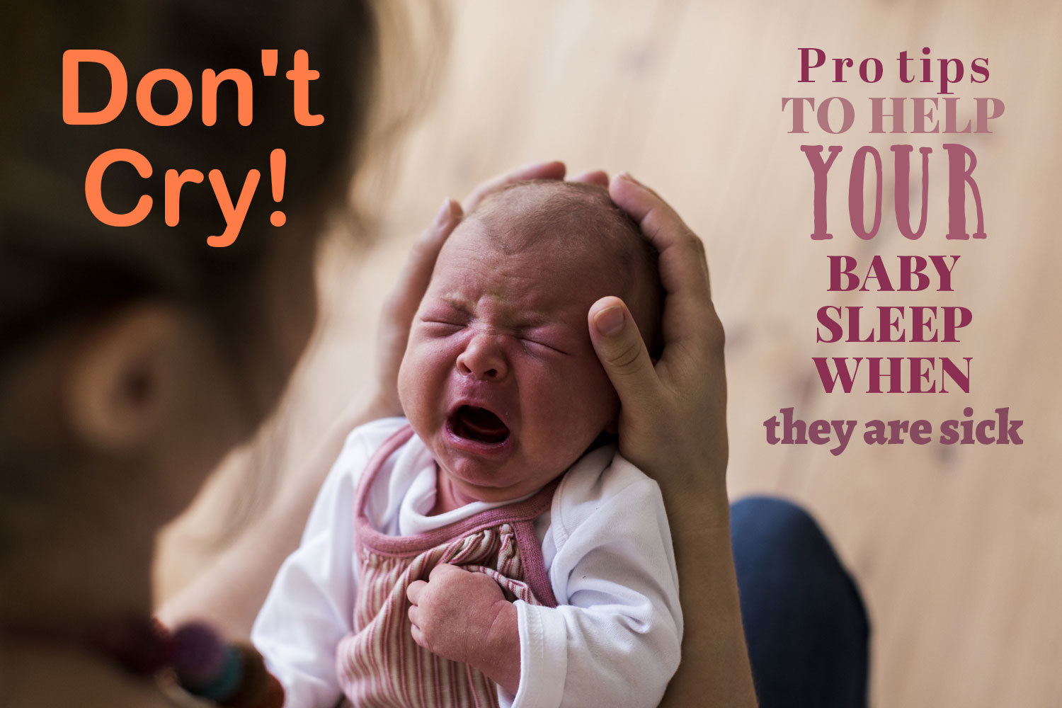 Help your sick baby sleep