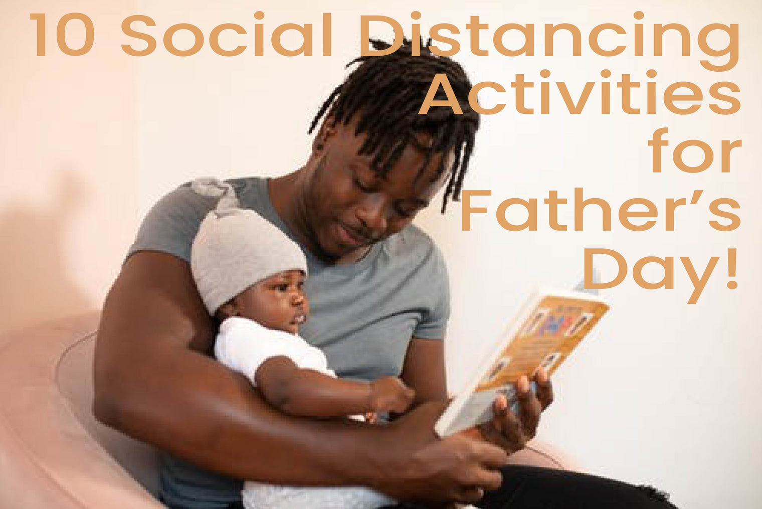 dad reading to baby father's day 