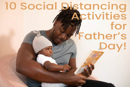 dad reading to baby father's day 