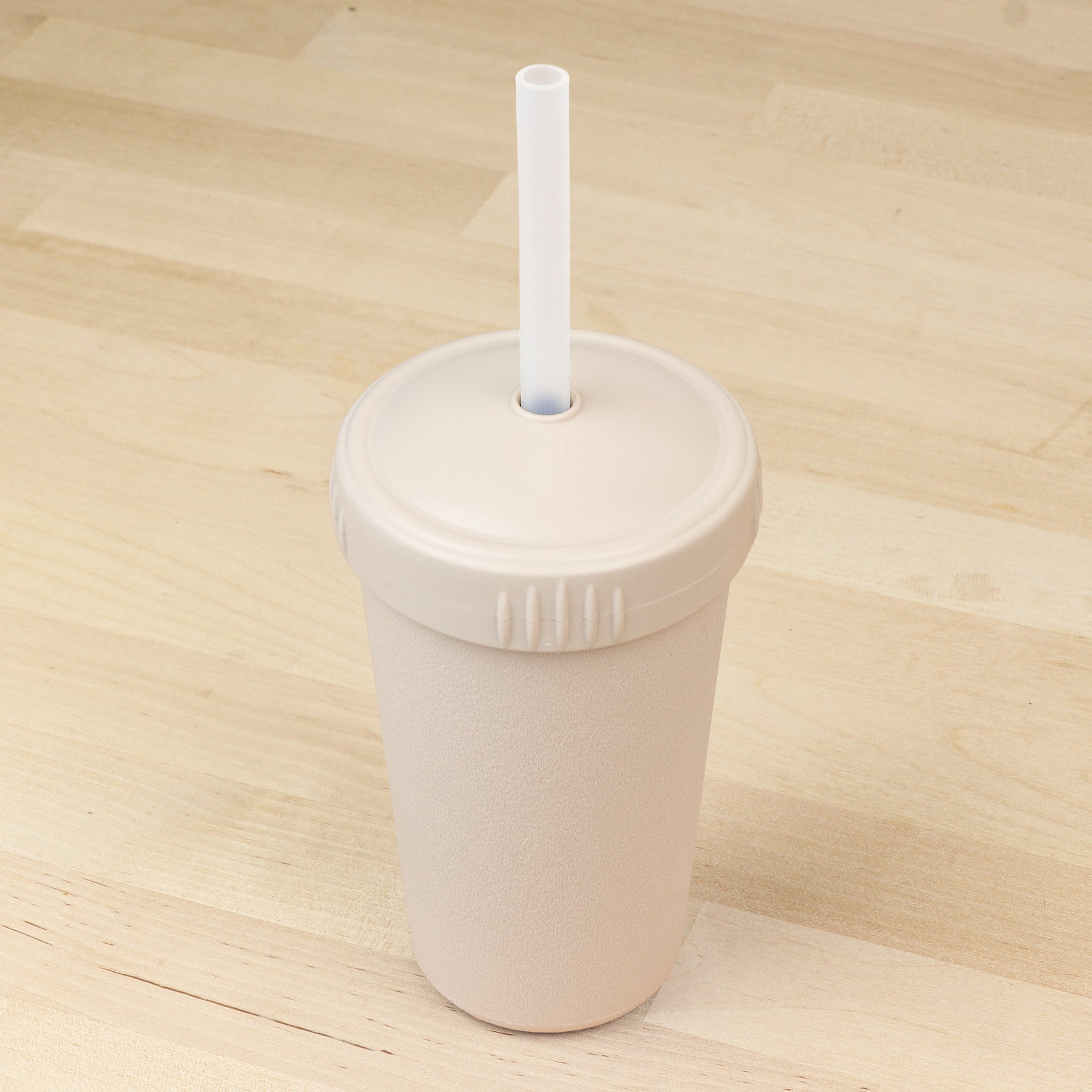 10 oz Straw Cup with No Pull-Out Silicone Straw USA Made from Recycled Materials