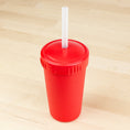 Load image into Gallery viewer, 10 oz Straw Cup with No Pull-Out Silicone Straw USA Made from Recycled Materials
