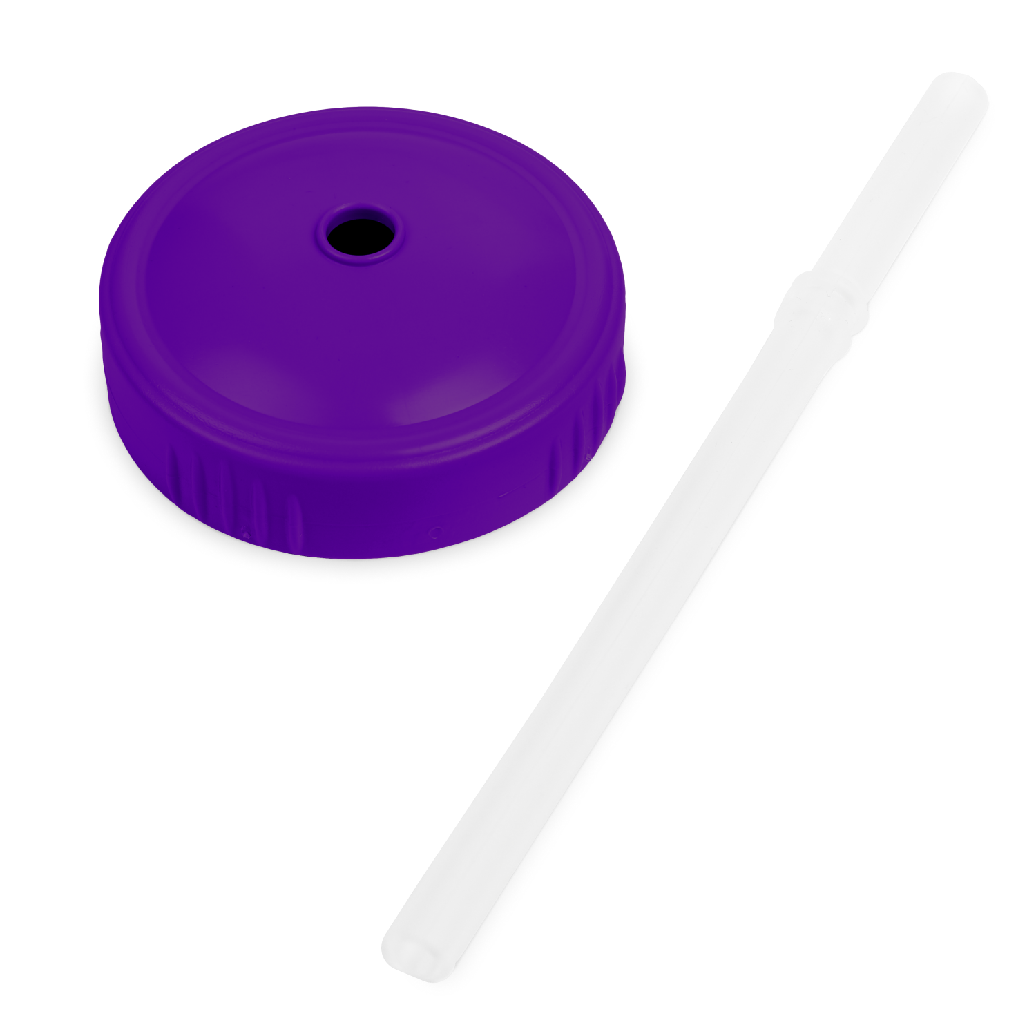 10 oz Straw Cup Set w/ No-Pull-Out Soft Straw USA Made from Recycled Materials