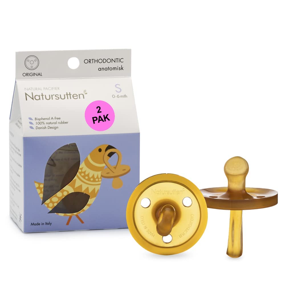 Natursutten Original Shield Pacifier - Orthodontic Nipple - Blooming Baby