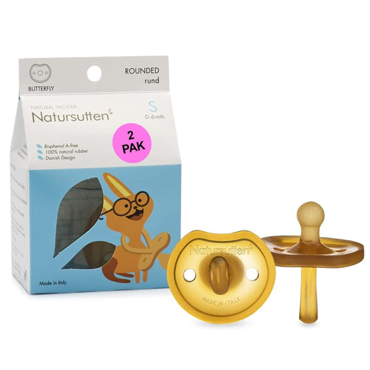 Natursutten Butterfly Shield Pacifier - Round Nipple - Blooming Baby