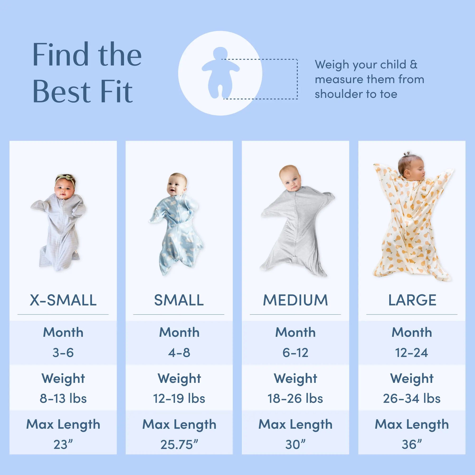 Sleeping Baby EverSoft™ Bamboo Zipadee-Zip Swaddle Transition (Clementine)