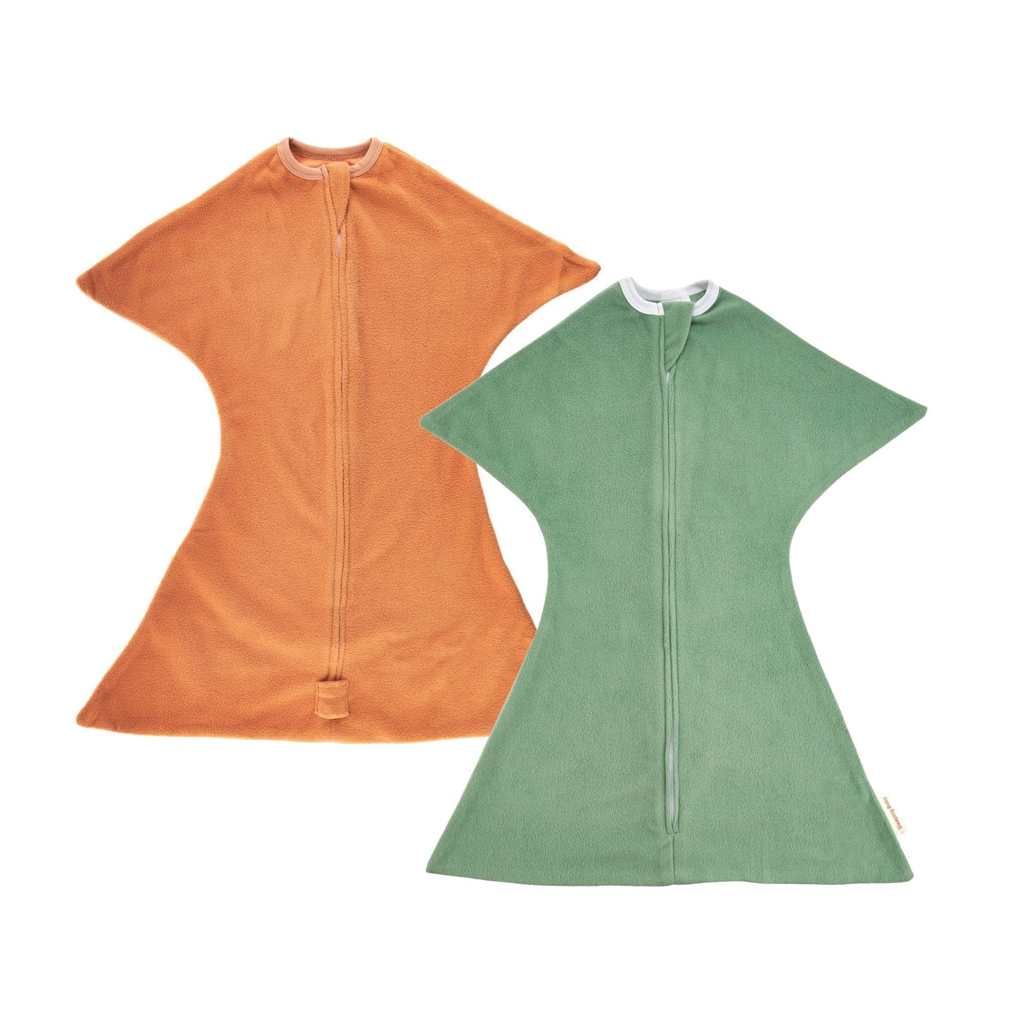 Solid Gender Neutral Fleece Zipadee-Zip - Bundle of 2