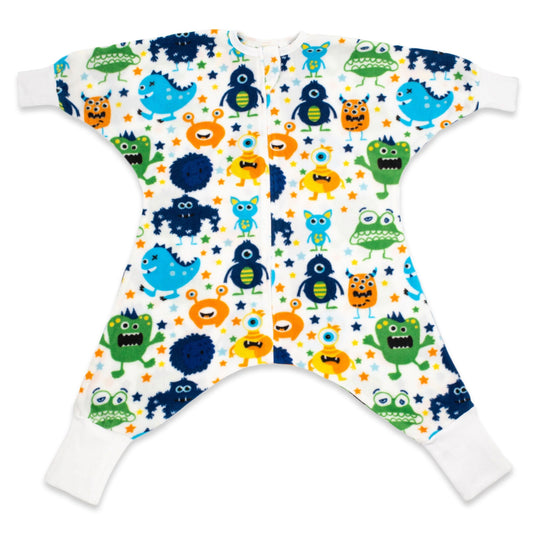 Monster Madness Flying Squirrel Pajama - Fleece