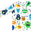 Load image into Gallery viewer, Monster Madness Two-Piece Pajama Set
