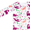 Load image into Gallery viewer, Girl Dino Two-Piece Pajama Set
