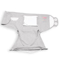 Load image into Gallery viewer, Sleeping Baby Zippy Swaddle safe sleep cotton swaddle Classic Heather

