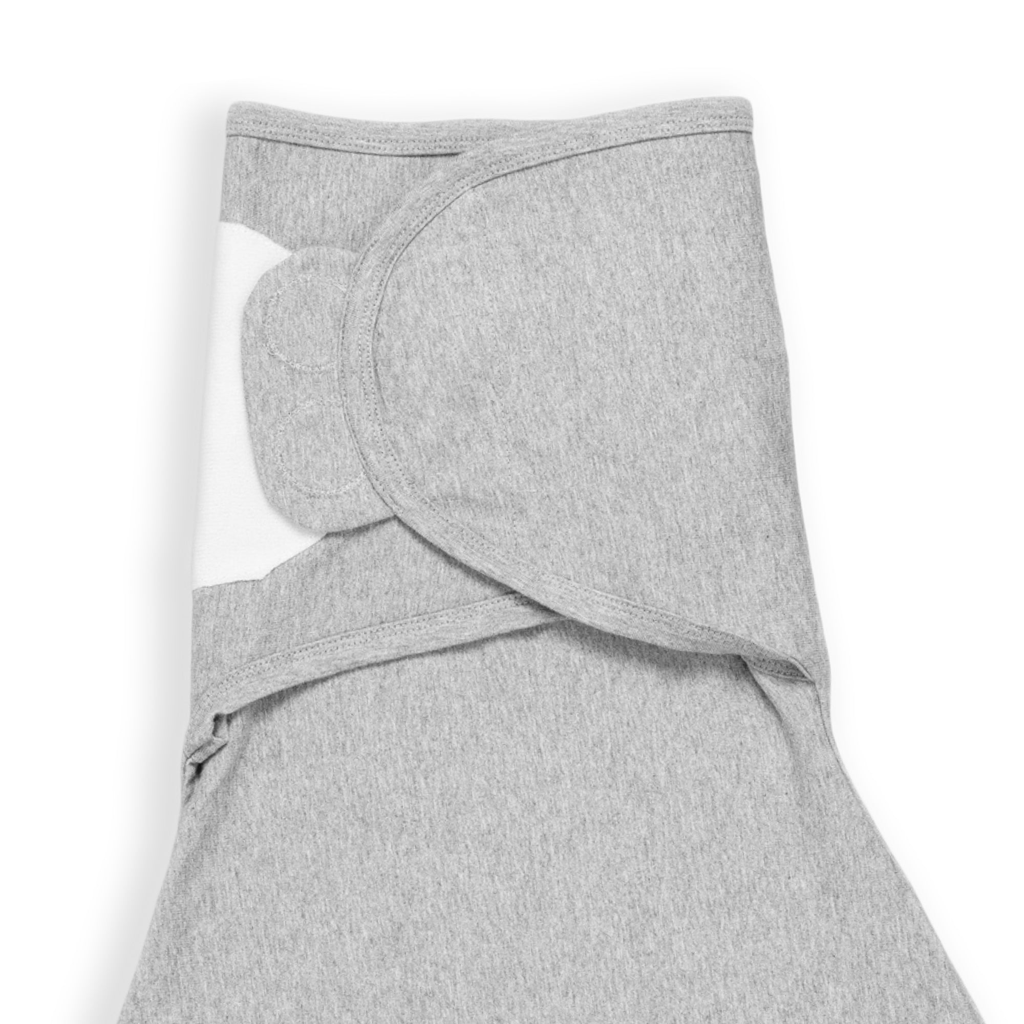 Sleeping Baby Zippy Swaddle safe sleep cotton swaddle Classic Heather