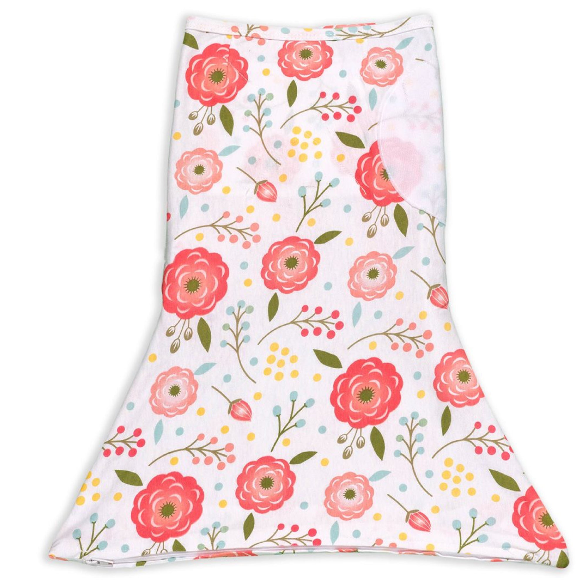 Sleeping Baby Zippy Swaddle safe sleep cotton swaddle Pink Poppy