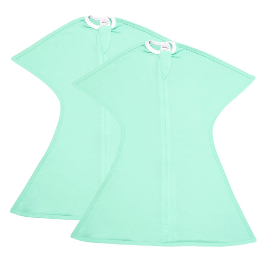 Sleeping Baby Classic Mint Zipadee-Zip Swaddle Transition - Bundle of 2 - Blooming Baby