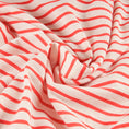 Load image into Gallery viewer, Cream & Red Stripes Zipadee-Zip Swaddle Transition (Sale)
