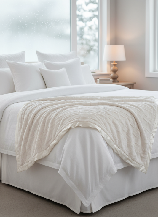 Little Giraffe Luxe™ Winter Waterfall Luxury Home Throw