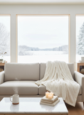 Load image into Gallery viewer, Little Giraffe Luxe™ Winter Waterfall Luxury Home Throw
